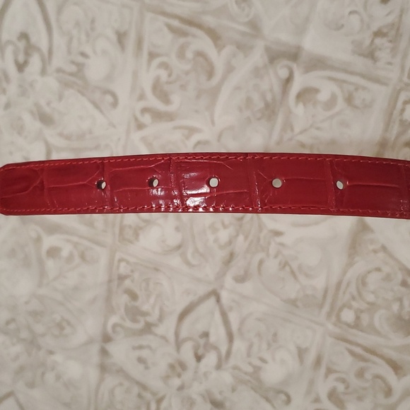 Brighton Red Belt with Golf Charms Size ML/32 - Picture 14 of 16